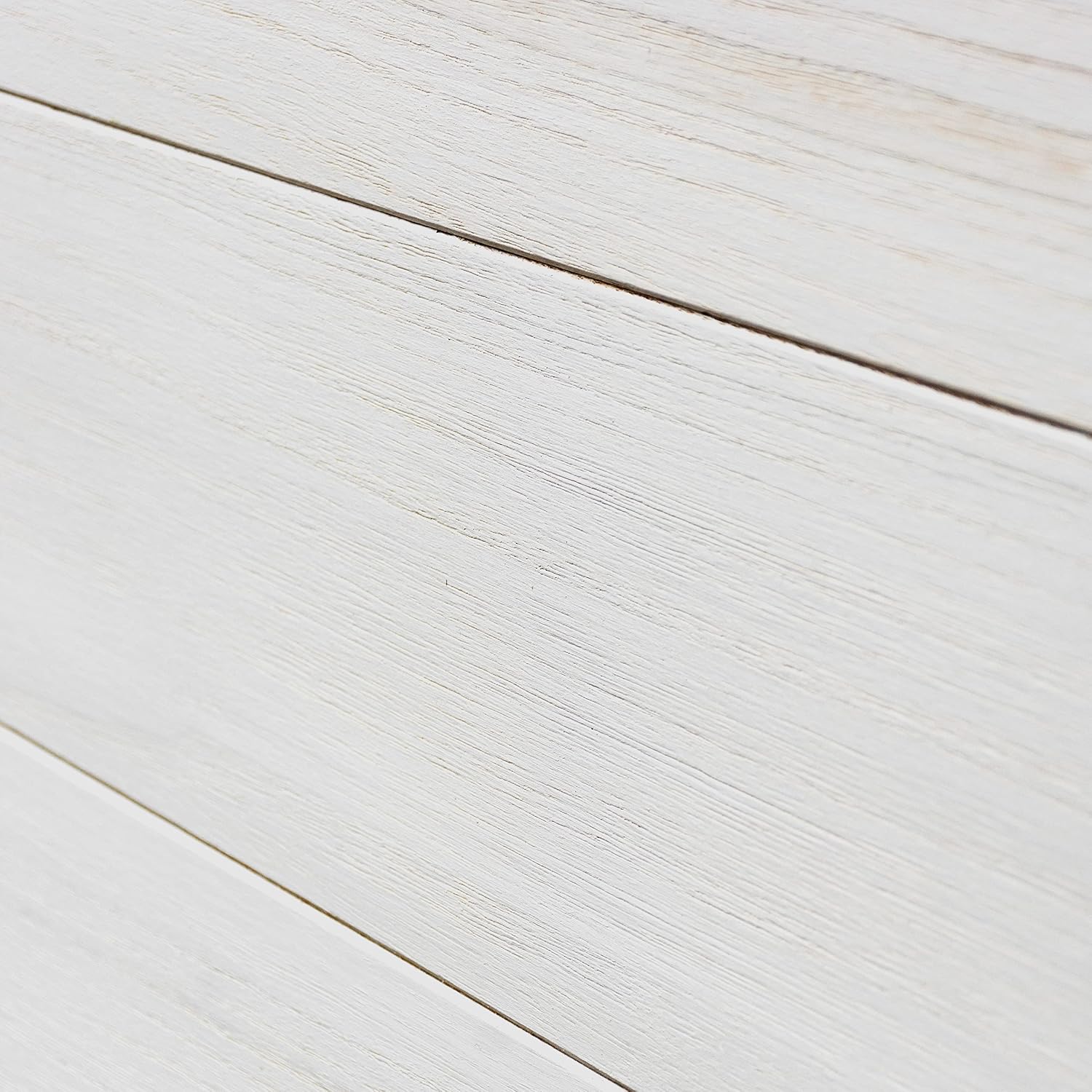 Brosisincorp Real Wood Shiplap Peel and Stick Wall Panel White 10 Pcs